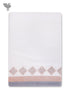 Handloom Cotton Bath Towel With Block Print Border